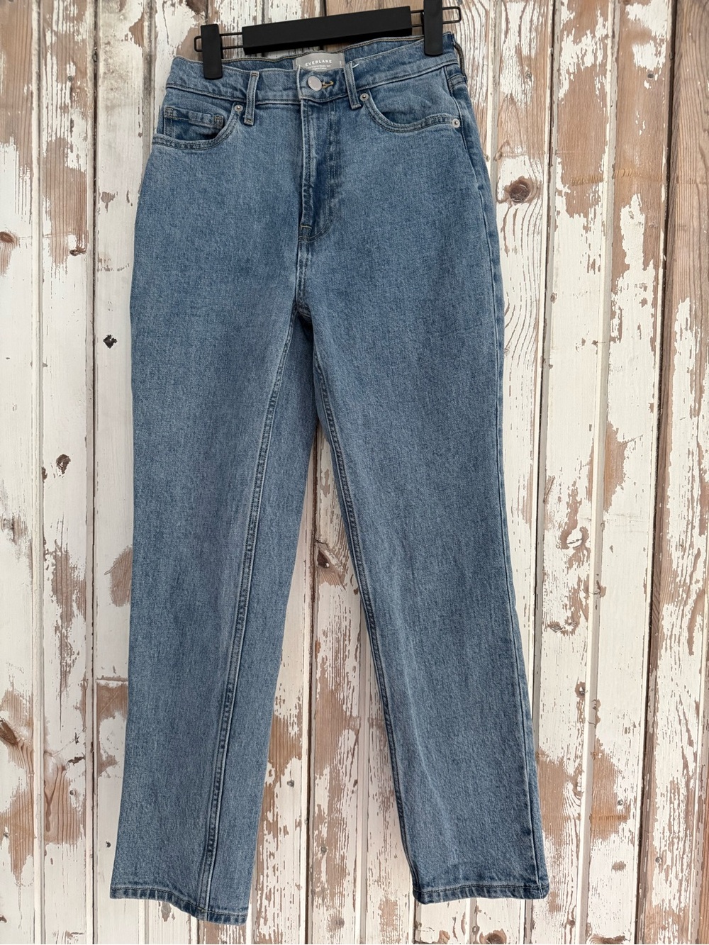 Everlane Original Cheeky Jean, Straight, Crop - Light - Medium Blue, 23 Crop